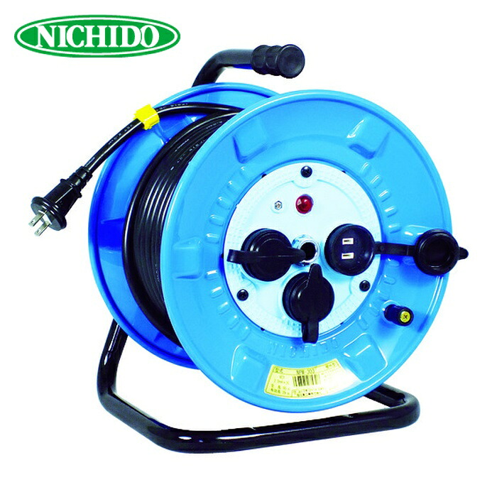 日動工業 NICHIDO NPW-303 電工ドラム 屋外型 アースなし 30m (1台)
