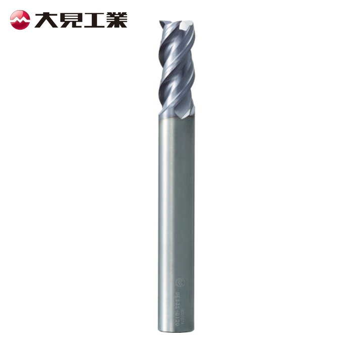 大見工業 OES3S-0120 超硬3枚刃スクエアエンドミル(遊撃手) 刃数3 刃径12粍 (1本)