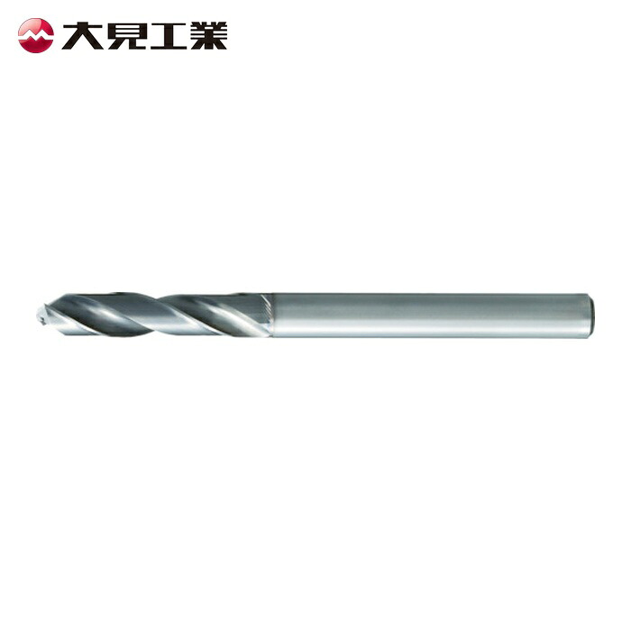大見工業 OHDS-0100 OMI強靭鋼用ドリル(ショート) 3D 外部給油 (1本)