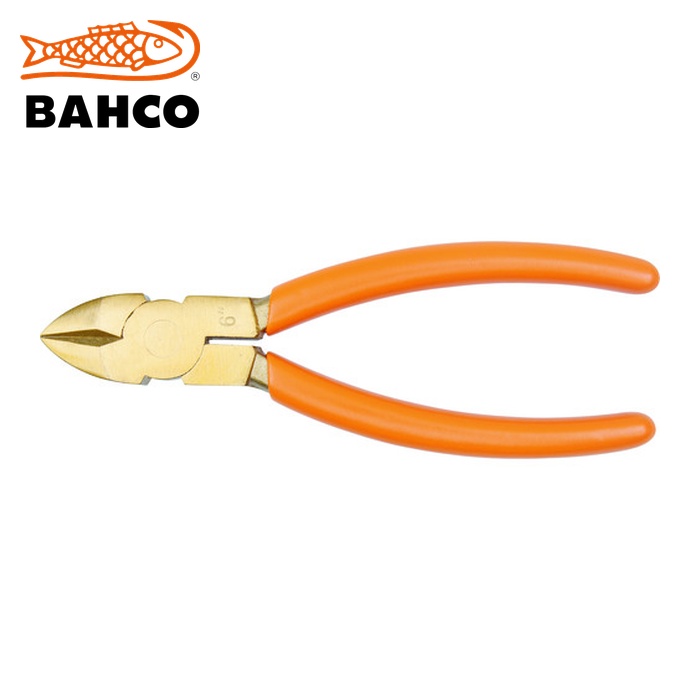 バーコ BAHCO NSB402-200 防爆ノンスパーキングシャーカッティングプライヤー 銅線切断0.8mm 全長200mm (1丁)