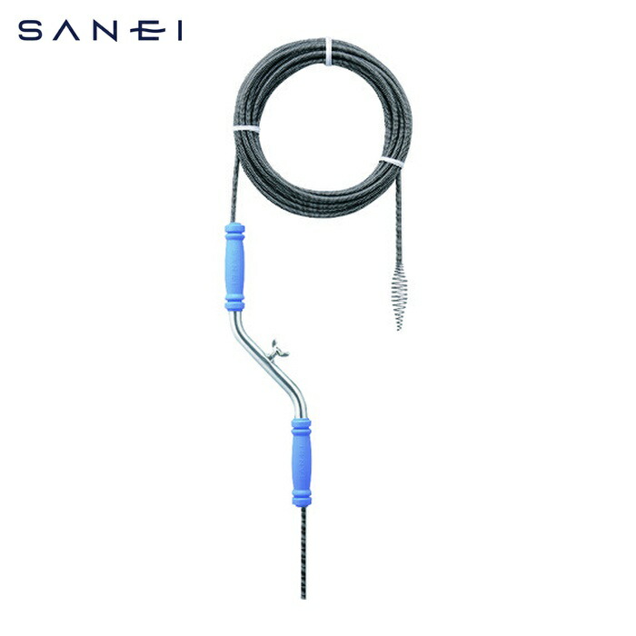SANEI 三栄水栓 PR801-10 パイプクリーナー プロ仕様 10m 50~75mm用 (1個)