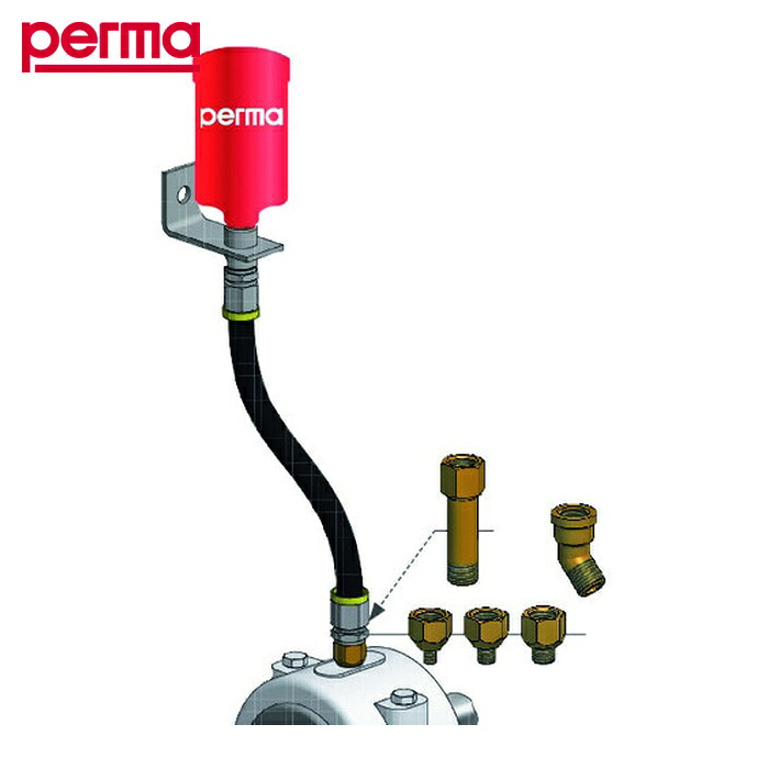 perma パーマ PN-SF01-125 ARTNO101481 パーマNOVA 温度センサー付き自動給油器 SF01標準グリス125CC付 (1S)