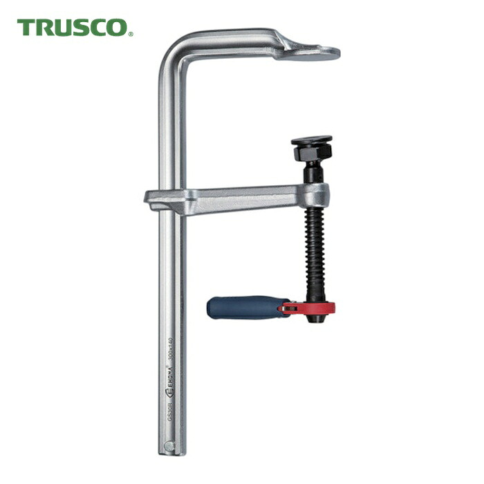 TRUSCO ラチェットハンドル式L型クランプ 最大口開200mm×深さ120mm (1丁) S20R12