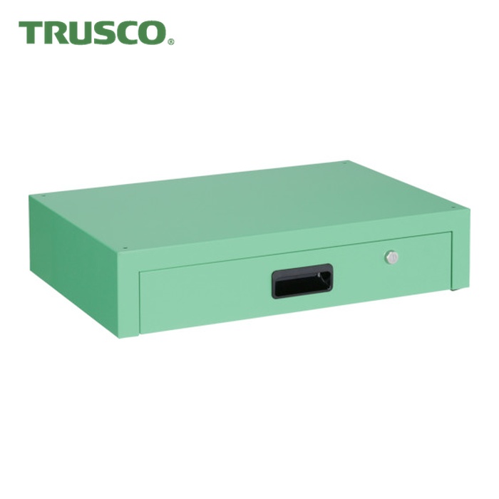 トラスコ TRUSCO 物の具手押し車 ラビットワゴン用抽き出し1段 600X400 若い衆緑であること (1台) RBW-64V YG