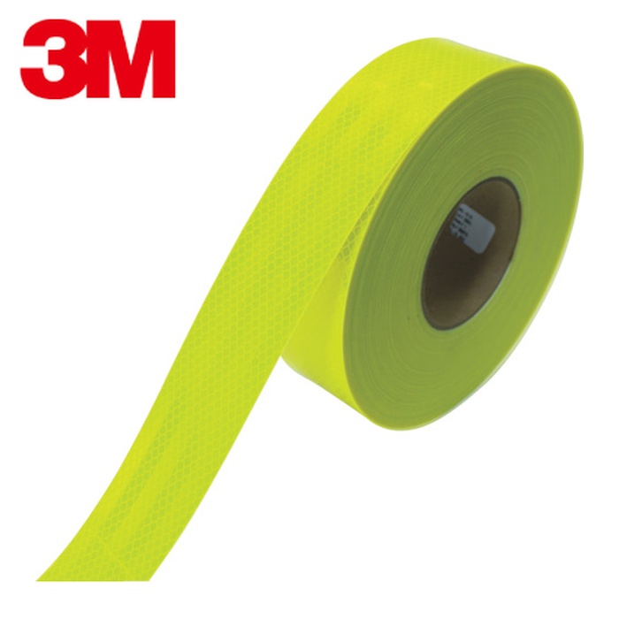 3M スリーエム ダイヤモンドグレード反射シート 蛍光黄緑 50.8mmX45.7m (1巻) PX9423 50.8｜工具ランド