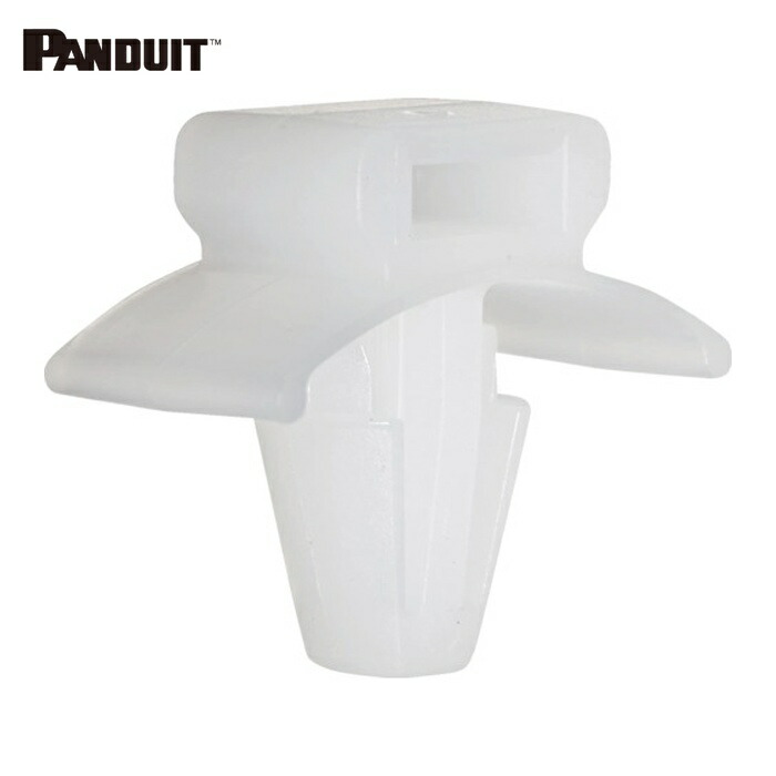 パンドウイット PANDUIT PWMS-H25-C 押し込み型固定具 ナチュラル (100個入) (1袋)