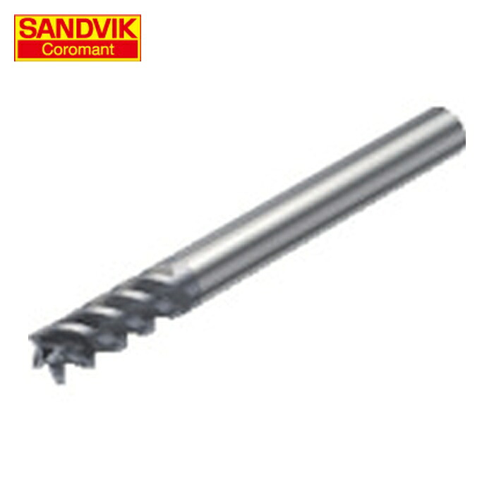 サンドビック SANDVIK R216.34-12050-AK26P (1620) コロミルプルーラ 超硬ソリッドエンドミル(730) 刃径12mm 刃長26mm シャンク径12mm 全長100mm (1本)|工具ランド