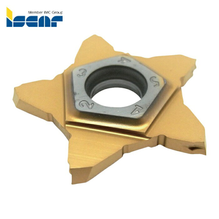 イスカル ISCAR PENTA 24N270J010 (IC908) ペンタカット チップ PENTA 24N-J (5個)｜工具ランド