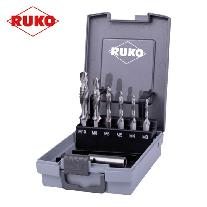 RUKO R270020RO 六角軸タッピングドリル ハイス セット ショートタイプ (1S)