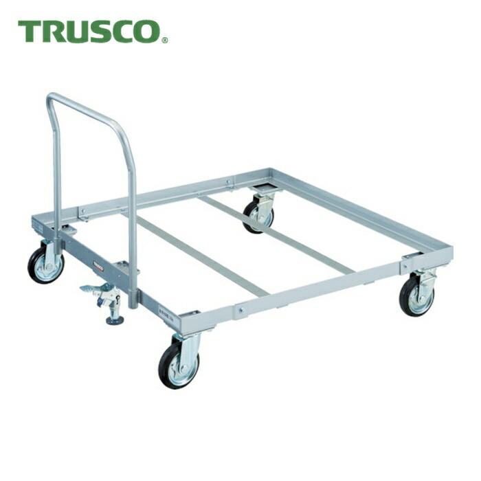 トラスコ TRUSCO 調色板手押し車 1100x1100 手持ち部分付 S付 (1台) PLK-05-1111HS