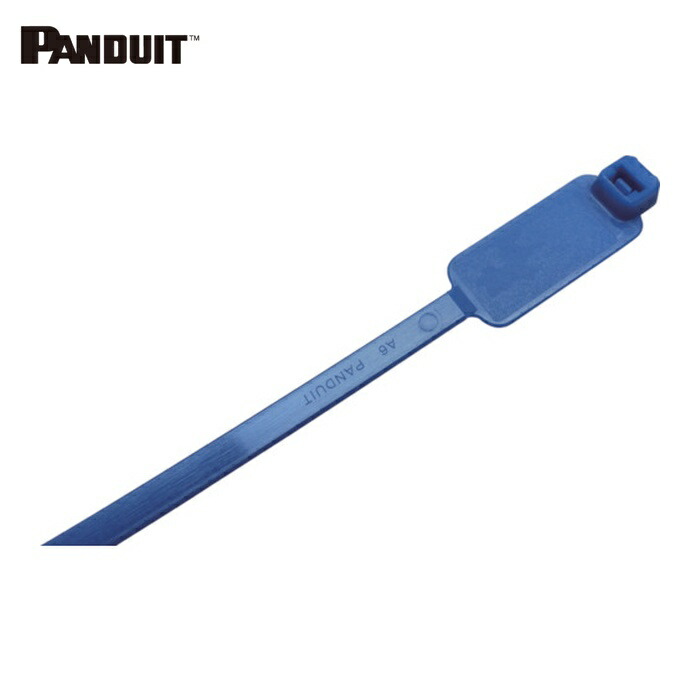 パンドウイット PANDUIT PLM2S-D6 旗型タイプナイロン結束バンド 青 (500本入) (1袋)｜工具ランド