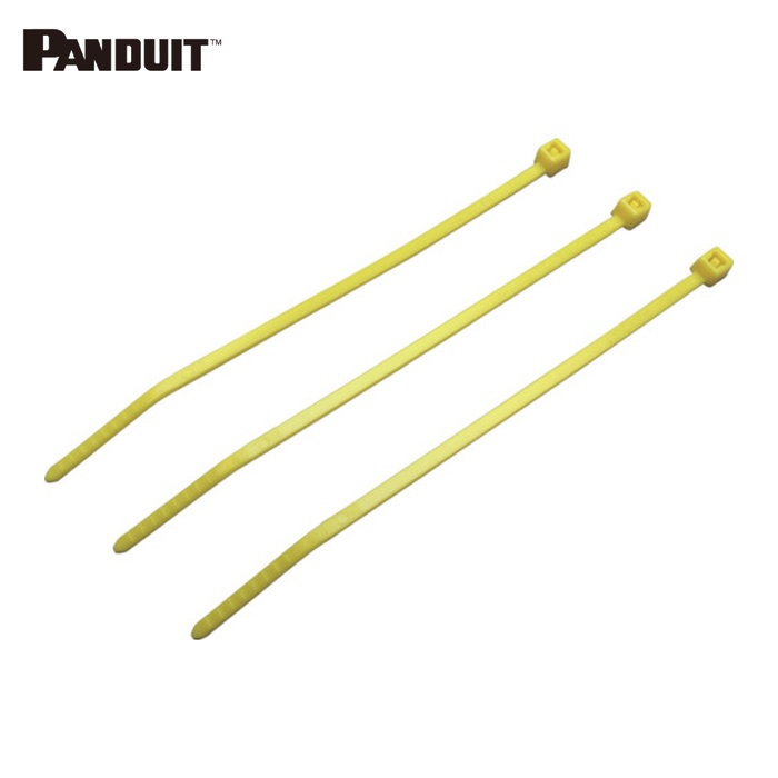 パンドウイット PANDUIT PLT3S-M4Y ナイロン結束バンド 4.8&times;292&times;1.3 黄 1000本入 (1袋)｜工具ランド