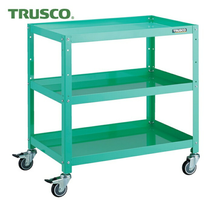 トラスコ TRUSCO 物の具手押し車 ラビットワゴン 700X450 ウレタン拷問台 若い衆緑であること (1台) RBW-773U YG