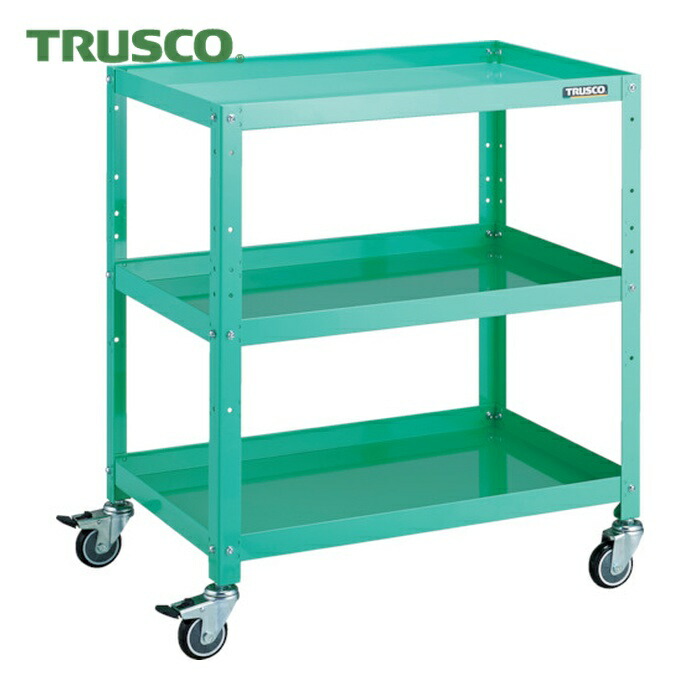 トラスコ TRUSCO 物の具手押し車 ラビットワゴン 700X450 ウレタン拷問台 若い衆緑であること (1台) RBW-873U YG