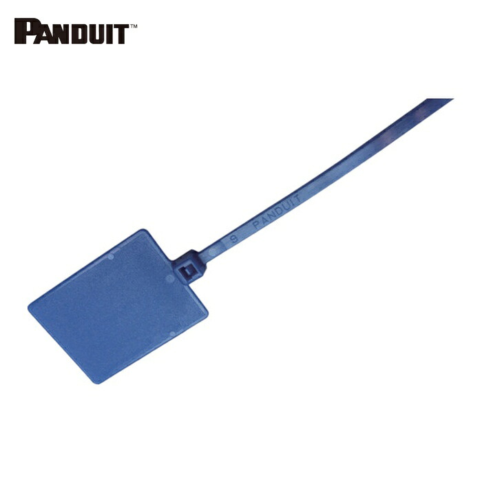 パンドウイット PANDUIT PLF1MA-M6 旗型タイプナイロン結束バンド 青 (1000本入) (1袋)