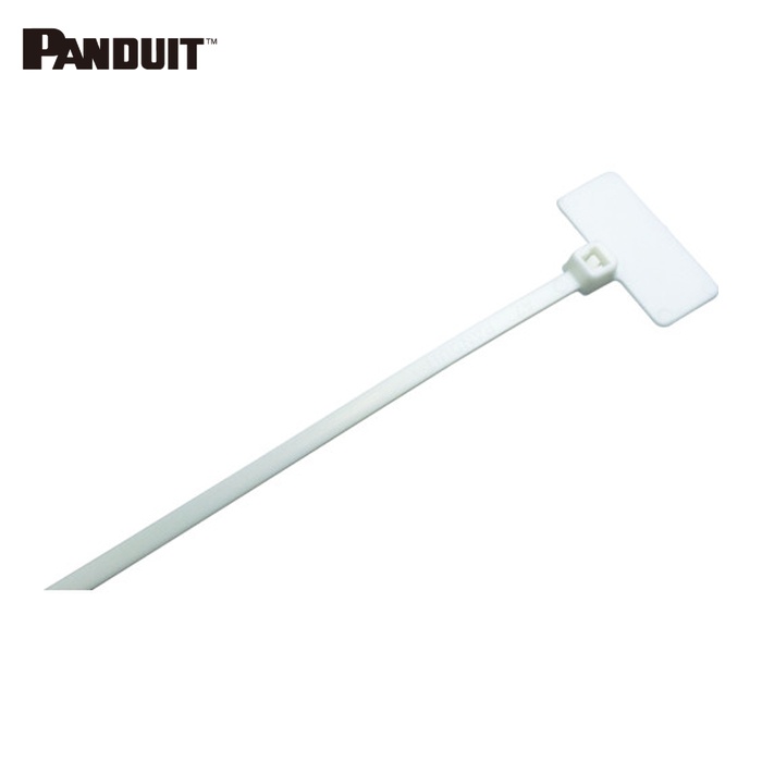 パンドウイット PANDUIT PLF1M-M69 旗型タイプナイロン結束バンド 難燃性白 (1000本入) (1袋)