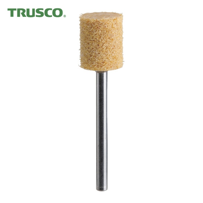 トラスコ TRUSCO ナイロンミニフラップ ハード Φ10 黄色 #1500(10個入) (1箱) SN10131500