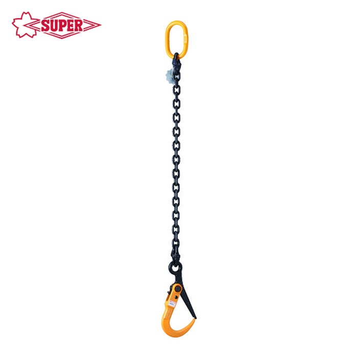 スーパーツール SLH2NC チェーン店付スーパーロックフックセット 電気容量:2ton 全長:1344粍 (1S)