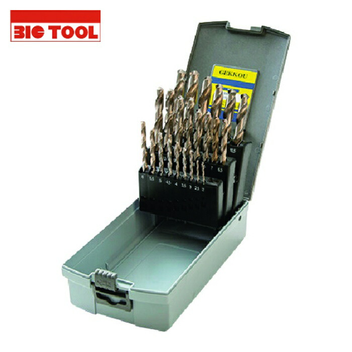 ビックツール BIC TOOL SGK2-13 鉄工用月光ドリル 23本セット (1S)