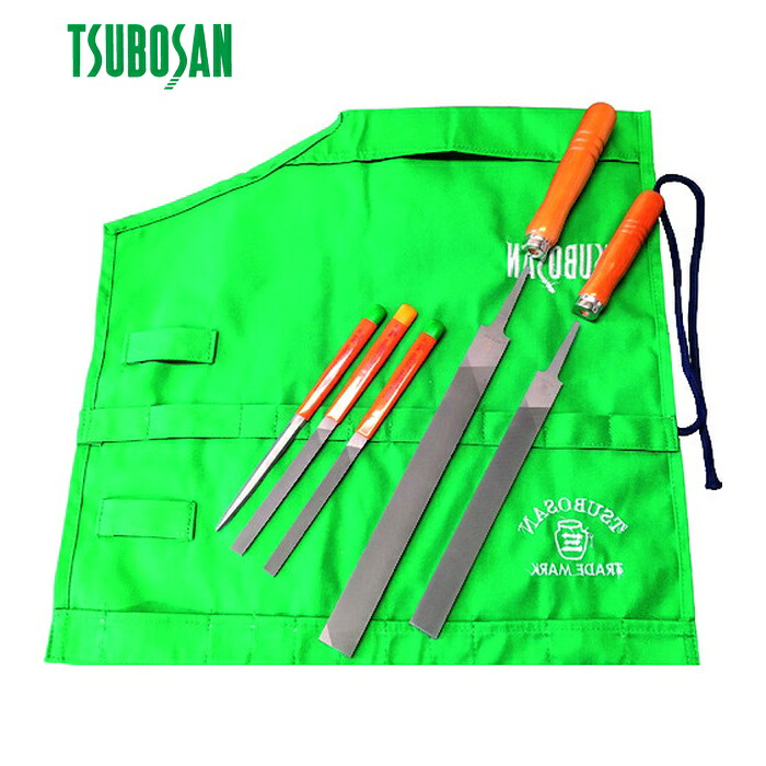 ツボサン TSUBOSAN SET-KT7 技能検定2級用ヤスリセット (1組)|工具ランド