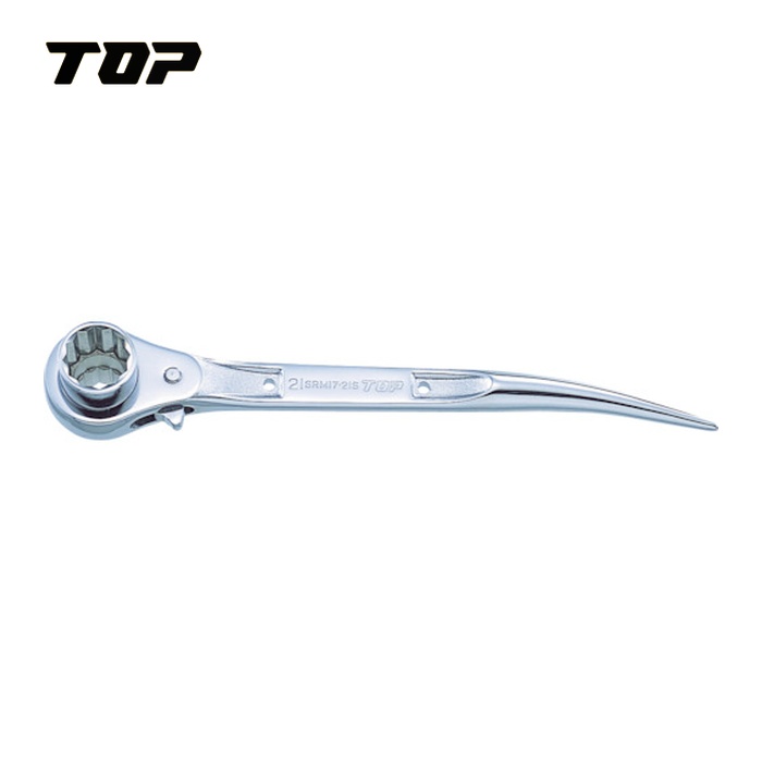 TOP トップ工業 SRM-17X19S ステンレスラチェットレンチ 17X19粍 (1本)