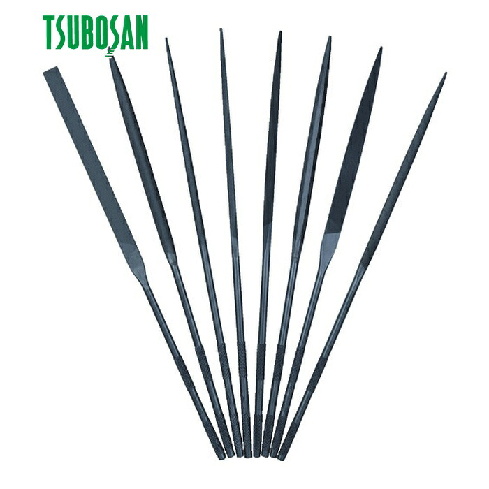 ツボサン TSUBOSAN ST00856T 精密ヤスリ 8本組セット (1S)|工具ランド