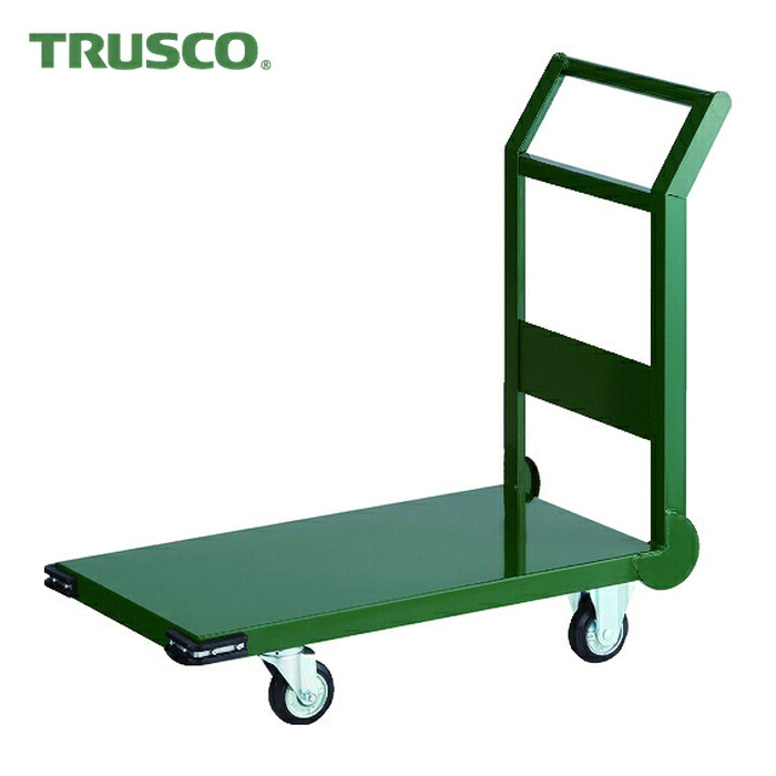 トラスコ TRUSCO 鋼材製持っていく車 800X450 Φ100押し付ける車 (1台) SH-3N (GN)