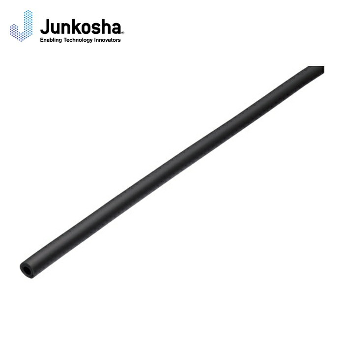潤工社 SP4-12-BK-100 二層スパッターチューブSP4 12X9X1Tmm 100m 黒 (1巻)
