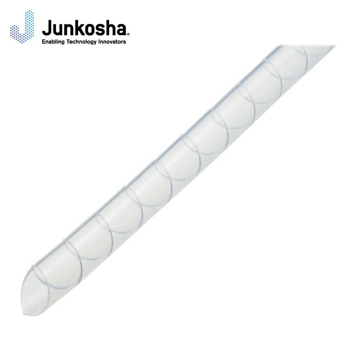 潤工社 SF-14-N-20 FEPスパイラルチューブSF 14X12mm 20m 半透明 (1巻)