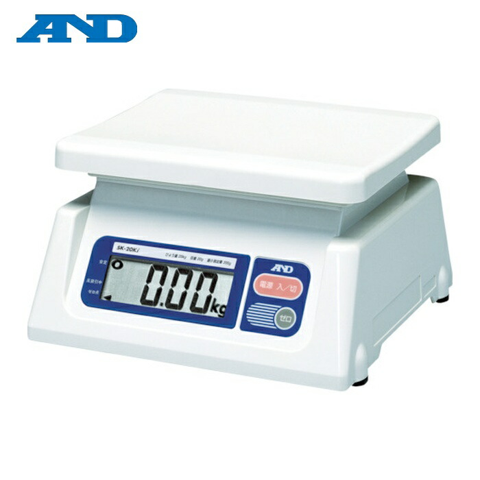 A&D エーアンドディ SK20KI デジタルはかり(検定付) ひょう量20kg (1台)