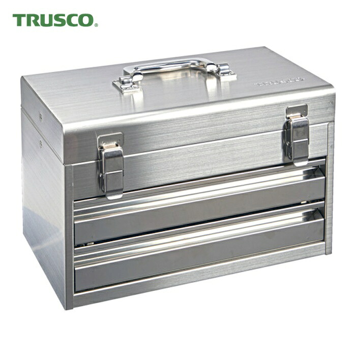 トラスコ TRUSCO ステンレスツールチェスト W395xD220xH250 引き出し2段 (1個) SUCH-420 25,048円