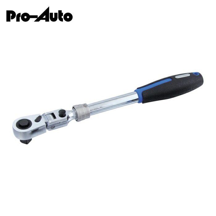 スエカゲツール Pro-Auto STR-F4 1/2DR.伸縮式フレックスロックラチェット (1個)