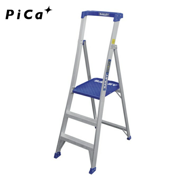 核分裂爆弾 Pica SEK-90 上わく付き添い人片面昇降式専用脚立 SEK 3段 (1台)
