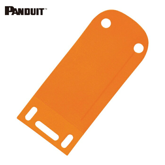 パンドウイット PANDUIT SLCT-OR ラベルホルダー オレンジ (25個入) (1袋)｜工具ランド
