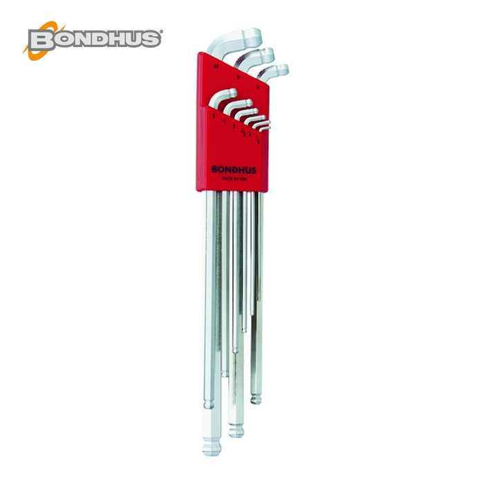 ボンダス BONDHUS SDBLX9MBXL スタビー・ダブルボールL-レンチ セット9本組(1.5-10mm) No.77099 (1S)