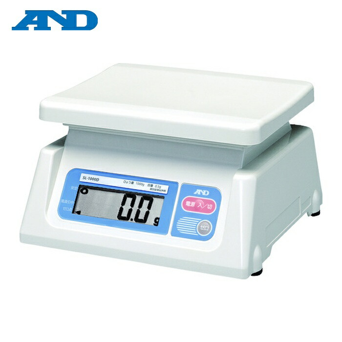 A\u0026D エーアンドディ SL-1000D デジタルはかり(瓦見せびらかす) ひょう量1kg (1台)