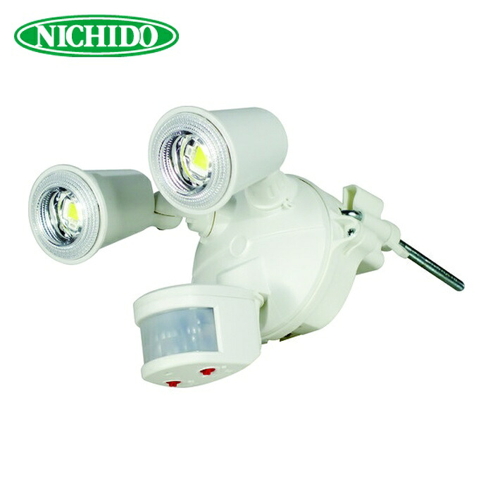 日動工業 NICHIDO SLS-CE20W-2P LEDセンサーライト クラブアイ 20W(10W×2灯) 1800Lm (1台)