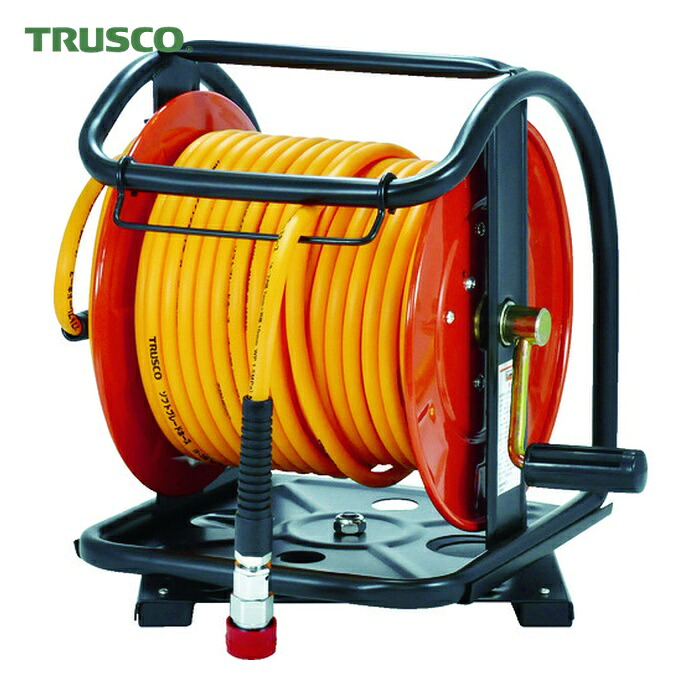 トラスコ TRUSCO C型エアーリール ワンタッチカップリング付 7X10mm 20m巻 (1台) TAWC-7-20N