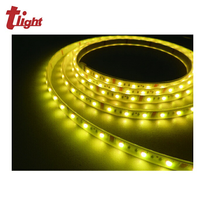 トライト tlight LEDテープライト Viewdi DC12V 16.6mmP 黄色 3m巻 (1巻) TLVDY3-16.6P｜工具ランド