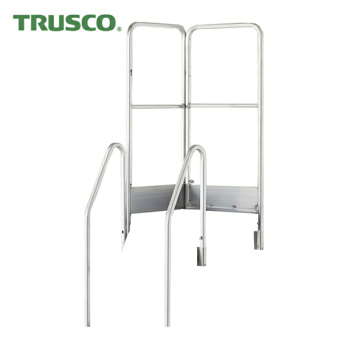 トラスコ TRUSCO 踏み台TDAD用片側開口手すり 高さ900mm (1台) TDAD-TK