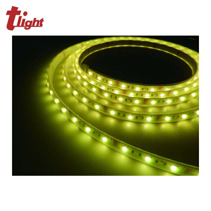 トライト tlight LEDテープライト Viewdi DC12V 16.6mmP 黄色 2m巻 (1巻) TLVDY3-16.6P-2