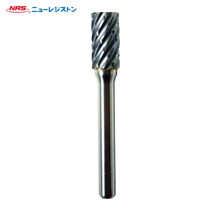 NRS ニューレジストン TCBINX1700-1 超硬バー 円筒s-inoxカット 刃径12×刃長25×軸径6×軸長45 ロー付 (1本)