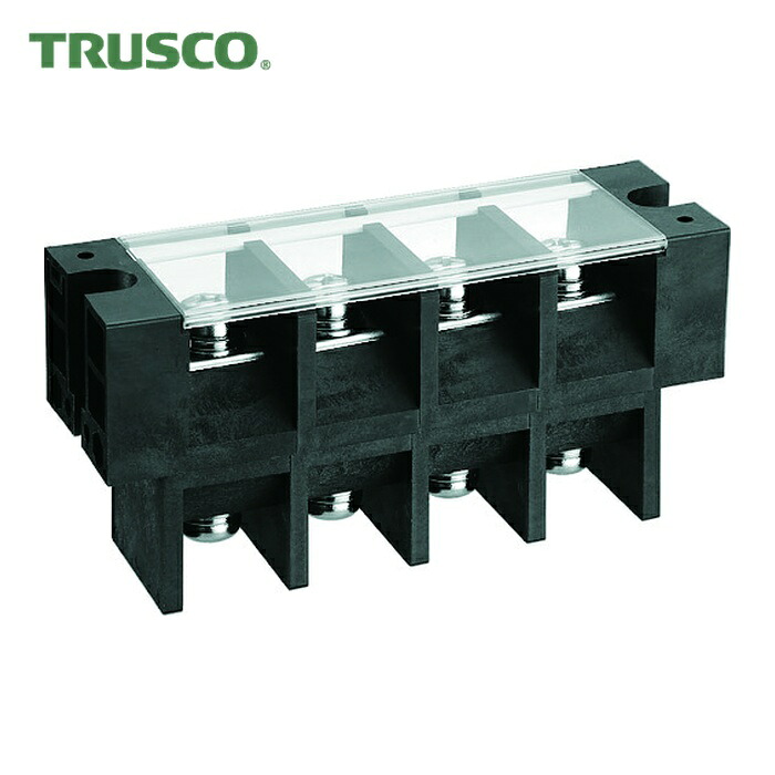 トラスコ TRUSCO 貫通端子台 600V 156A 6P (1個) TOTB-489S-6P