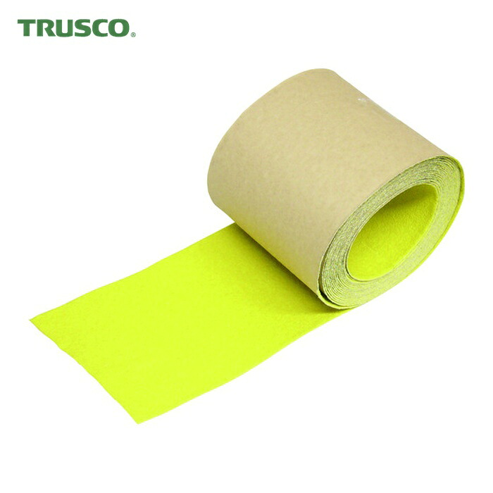 トラスコ TRUSCO ノン横すべり磁気テープ 室外用 100mmX5m 5巻お纏め品 (1箱) TNS100-5 (Y)