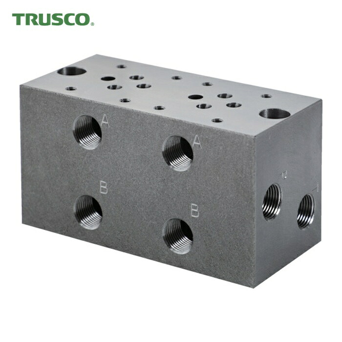 トラスコ TRUSCO マニホールドブロック (1個) T-MBW6｜工具ランド