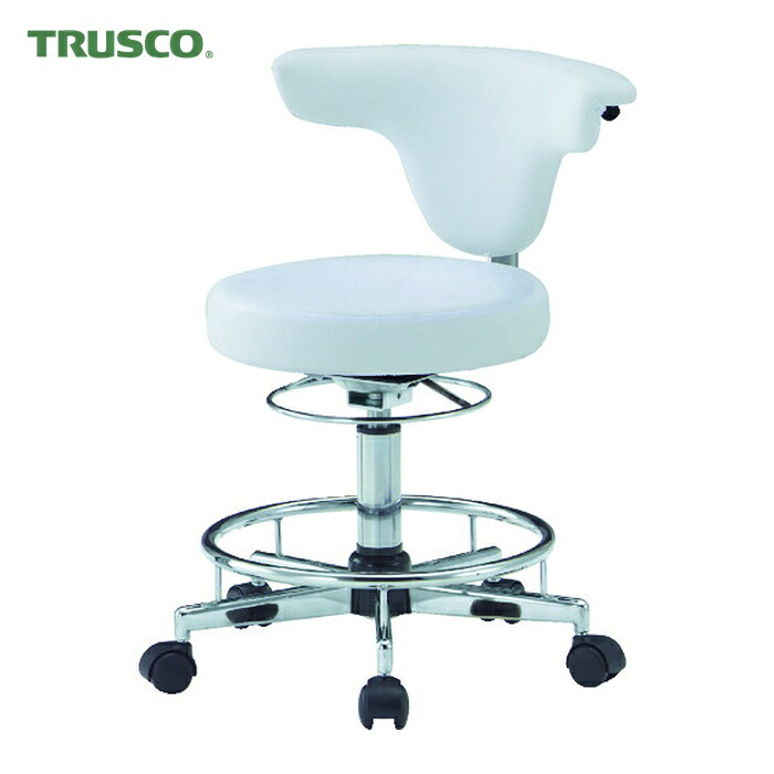 トラスコ TRUSCO ワーキングチェア 380XH460ー590 (1脚) TFDC-500 (IV)