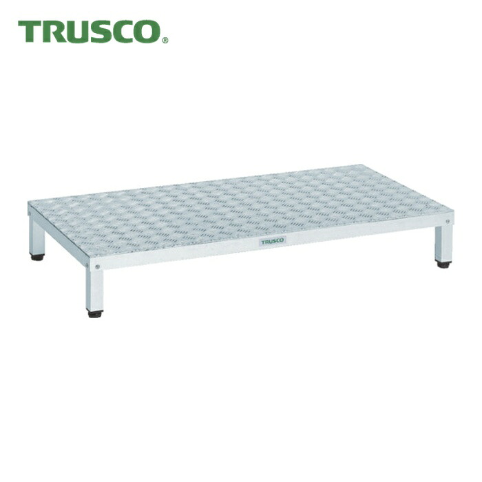 トラスコ TRUSCO 高床式軽銀製足取り 1200X600XH190~220 (1台) TFSH-1260AL