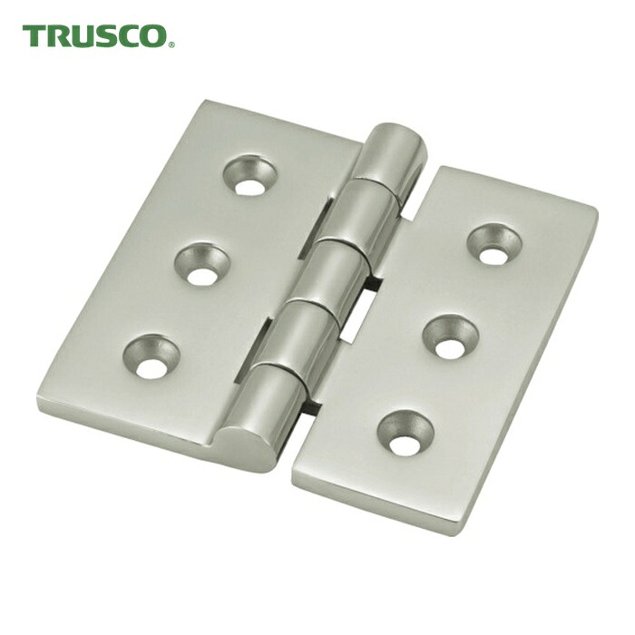 トラスコ TRUSCO ステンレス重量平型蝶番 全長100mm (1個\u003d1袋) (1個) TLS-100F