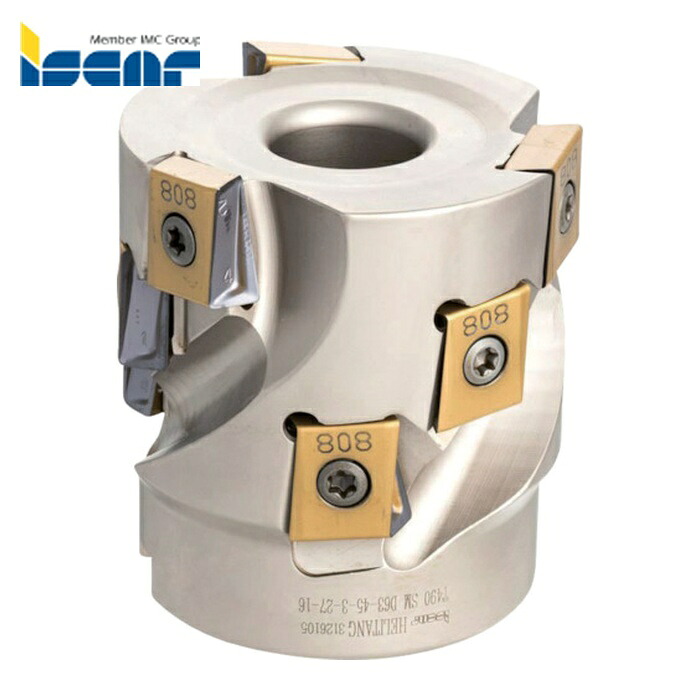イスカル ISCAR T490 SM-D63-59-5-25.4-13 ヘリタング 甲殻粉砕機 T490 SMD 刃径63粍 刃数25枚 シャンク径25.4粍 (1本)