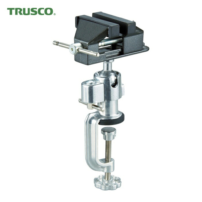 トラスコ TRUSCO アルミ合金バイス クランプ付タイプ (1台) TAB-80｜工具ランド